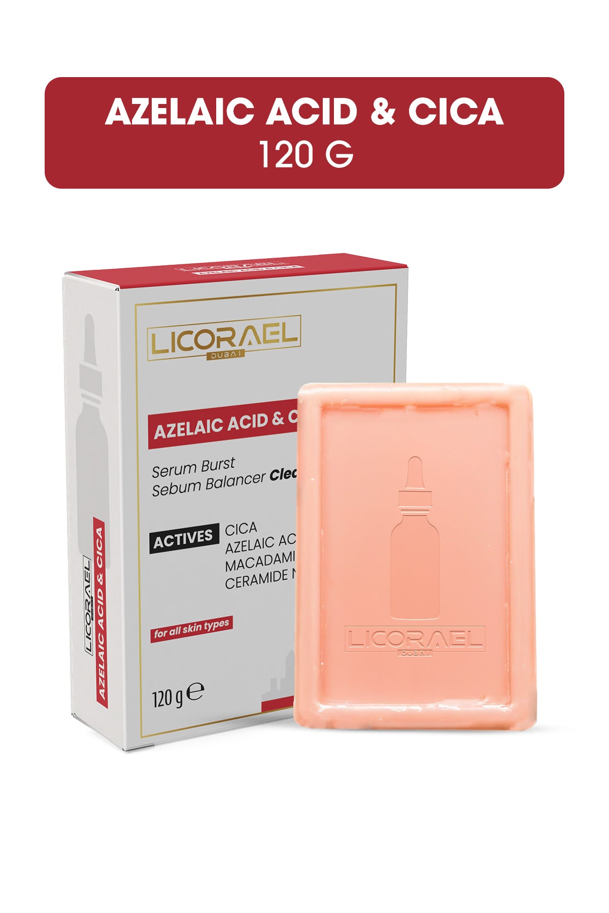 Licorael Dubai Anti-Acne & Cica 120g Soap