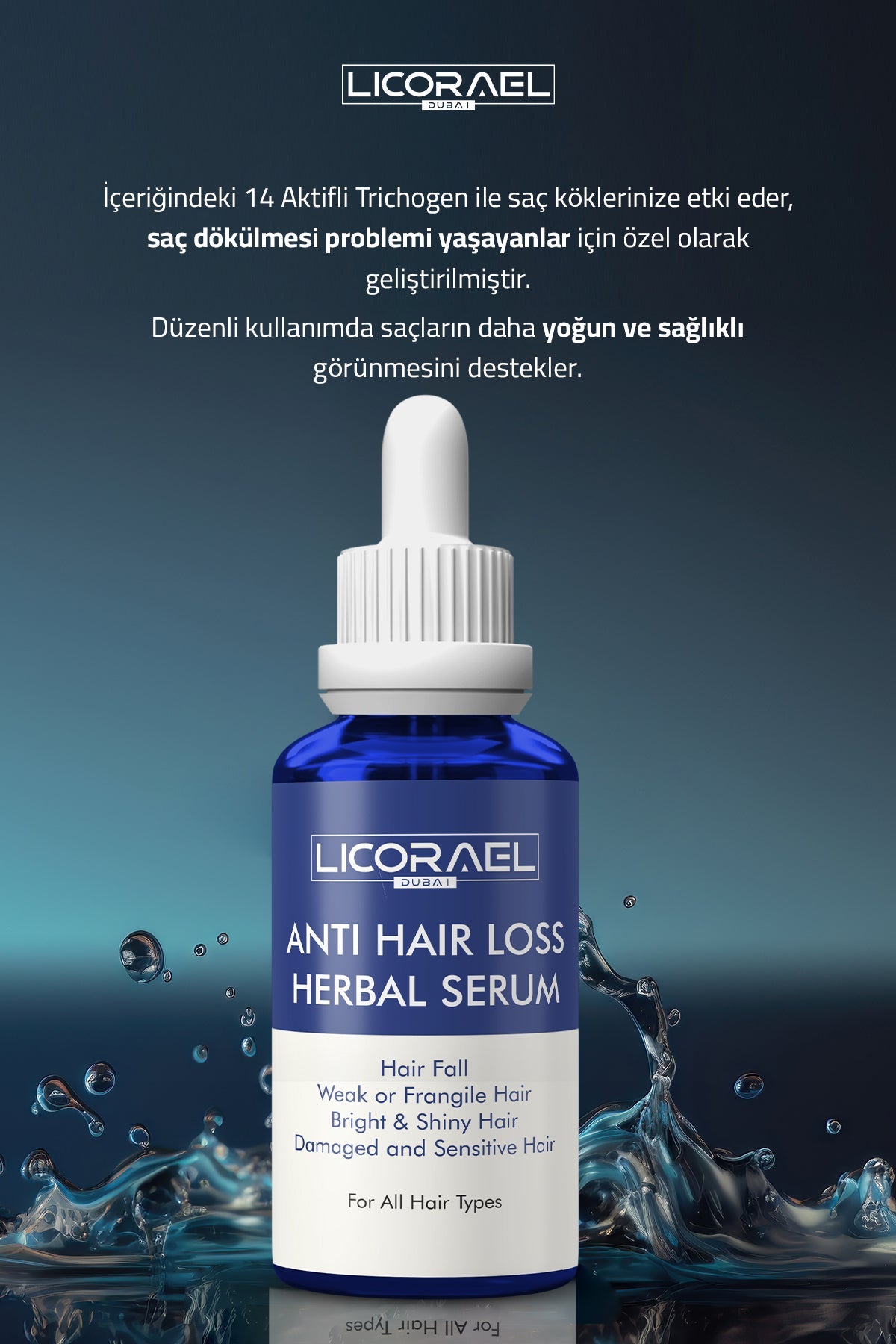 Licorael Dubai Anti Hair Loss Herbal Serum 50ml