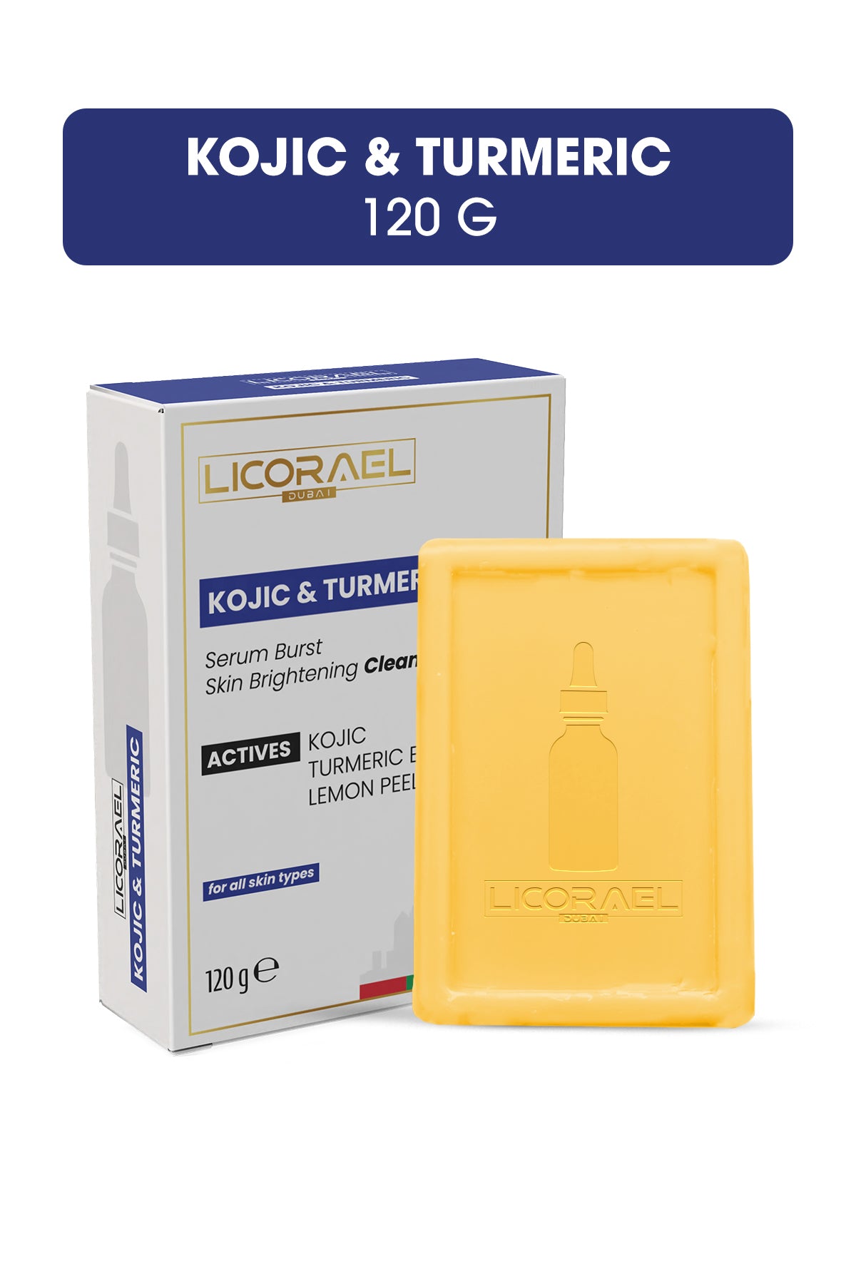 Licorael Dubai KOJIC & TURMERIC 120 gr SOAP