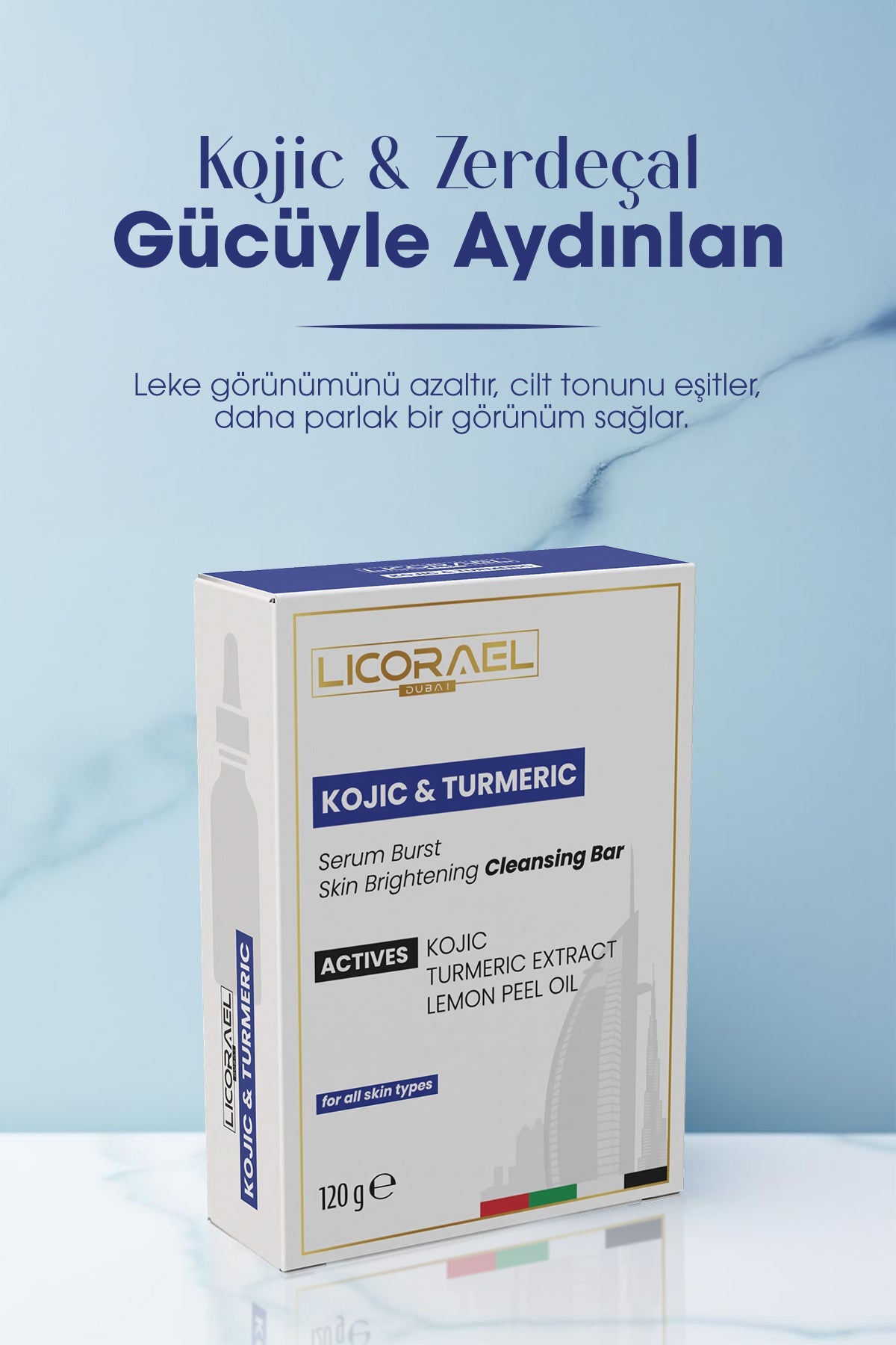Licorael Dubai KOJIC & TURMERIC 120 gr SOAP